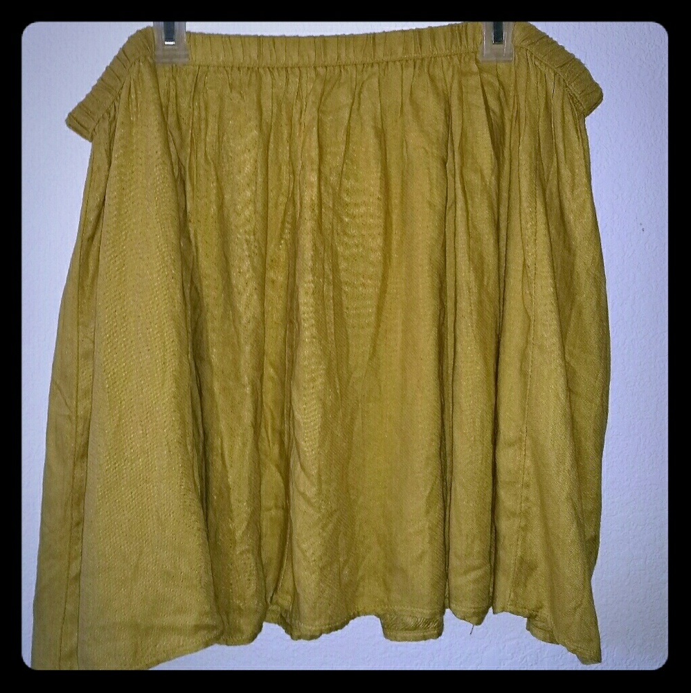 Gap Light Olive Green Skirt